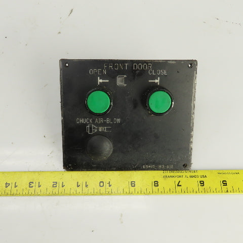 Okuma E-5410-183-612 LU15 CNC Lathe Front Door Open/Close Operator Panel