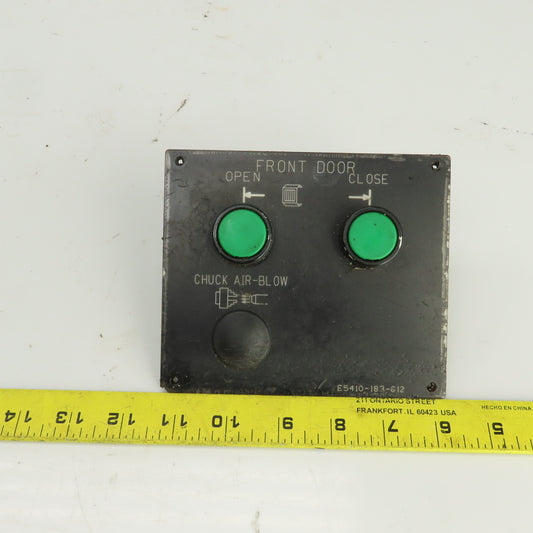 Okuma E-5410-183-612 LU15 CNC Lathe Front Door Open/Close Operator Panel