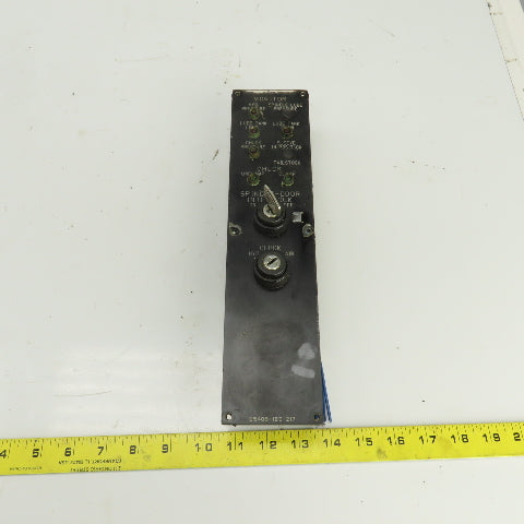 Okuma E5409-183-217 LU15 Lathe Spindle Chuck Monitor Operator Switch Panel