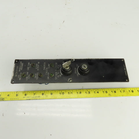 Okuma E5409-183-217 LU15 Lathe Spindle Chuck Monitor Operator Switch Panel