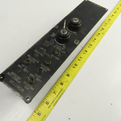 Okuma E5409-183-217 LU15 Lathe Spindle Chuck Monitor Operator Switch Panel