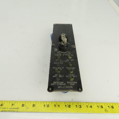 Okuma E5409-183-217 LU15 Lathe Spindle Chuck Monitor Operator Switch Panel