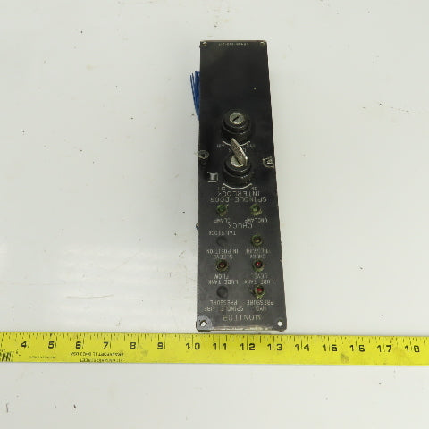 Okuma E5409-183-217 LU15 Lathe Spindle Chuck Monitor Operator Switch Panel