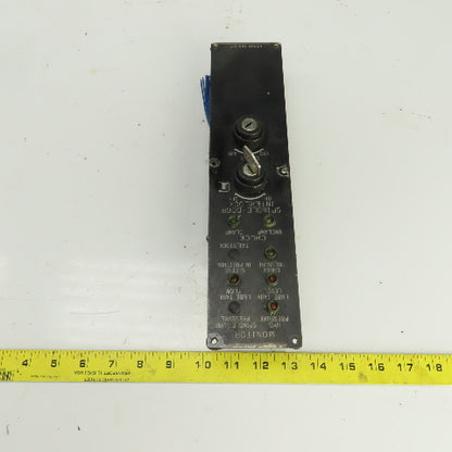 Okuma E5409-183-217 LU15 Lathe Spindle Chuck Monitor Operator Switch Panel