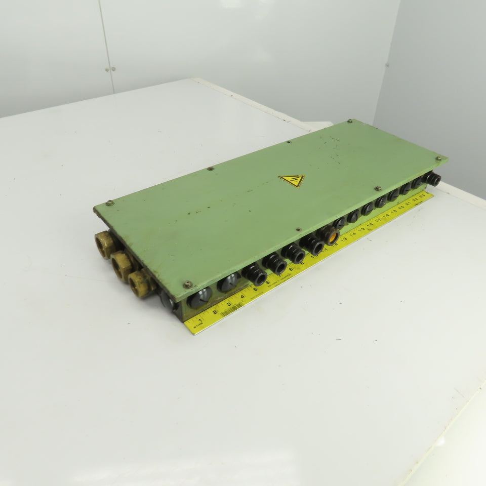 Okuma LU15 CNC Lathe Machine Electrical Junction Box 24-1/2" x 8-1/2" x 3"