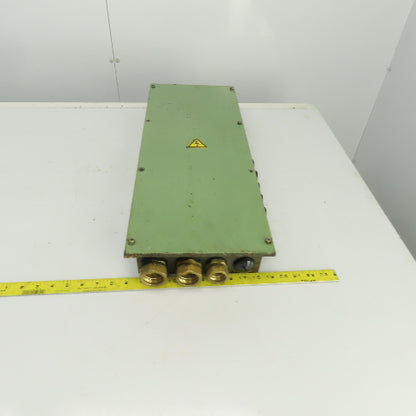 Okuma LU15 CNC Lathe Machine Electrical Junction Box 24-1/2" x 8-1/2" x 3"