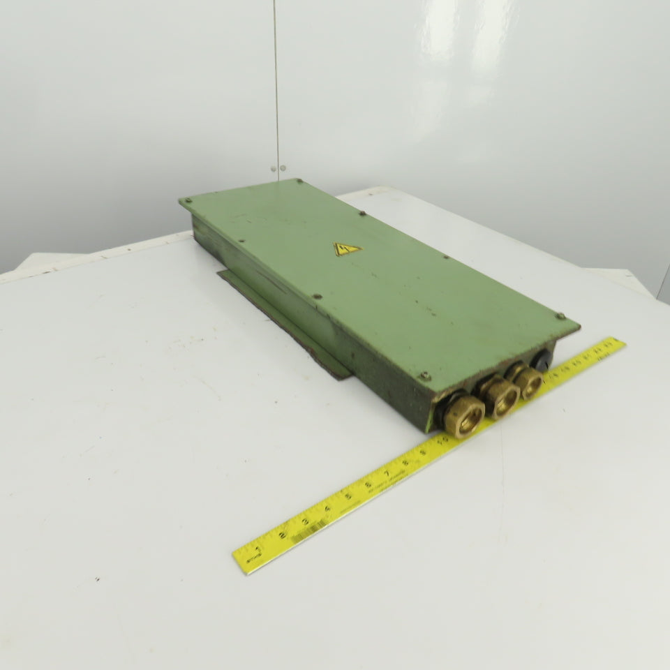 Okuma LU15 CNC Lathe Machine Electrical Junction Box 24-1/2" x 8-1/2" x 3"