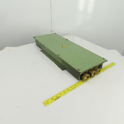 Okuma LU15 CNC Lathe Machine Electrical Junction Box 24-1/2" x 8-1/2" x 3"