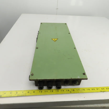 Okuma LU15 CNC Lathe Machine Electrical Junction Box 24-1/2" x 8-1/2" x 3"