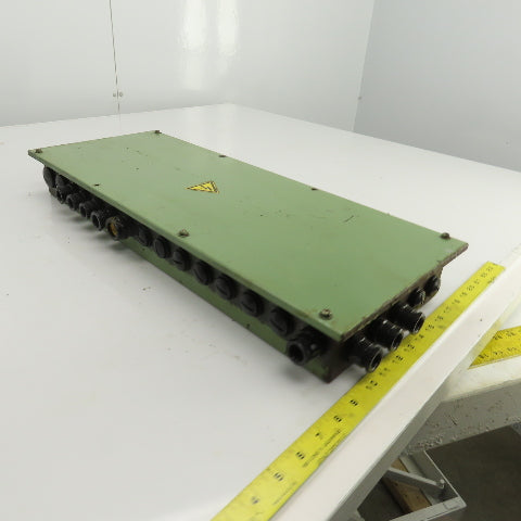 Okuma LU15 CNC Lathe Machine Electrical Junction Box 24-1/2" x 8-1/2" x 3"