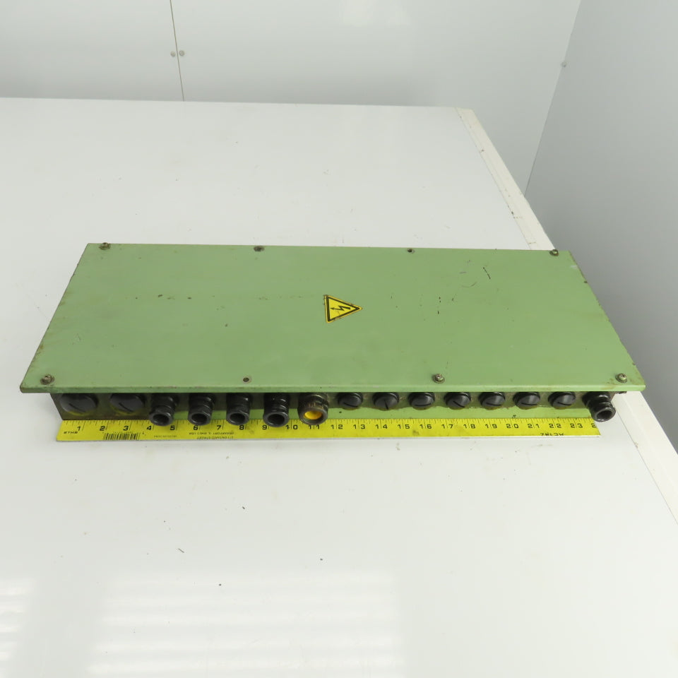Okuma LU15 CNC Lathe Machine Electrical Junction Box 24-1/2" x 8-1/2" x 3"