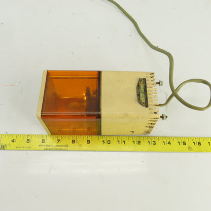 Patlite KJS-A Cube Tower Rotating Orange Warning Light 100/110V