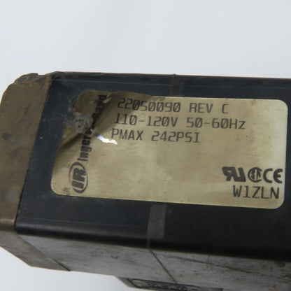 Ingersoll Rand 22050090 Solenoid Valve 1" NPT 100-120V 242 PSI