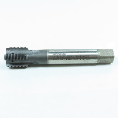 Emuge C0101001.4096 3/4"-14 BSPP Bottoming Tap Straight 4 Flute Rekord 2A-H-IKZN