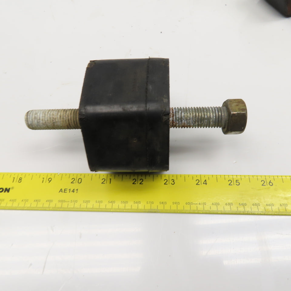 Lord J-22000 3-1/4" Hexagonal Rubber Stud Mount Vibration Isolator 5/8-11 Lot/3