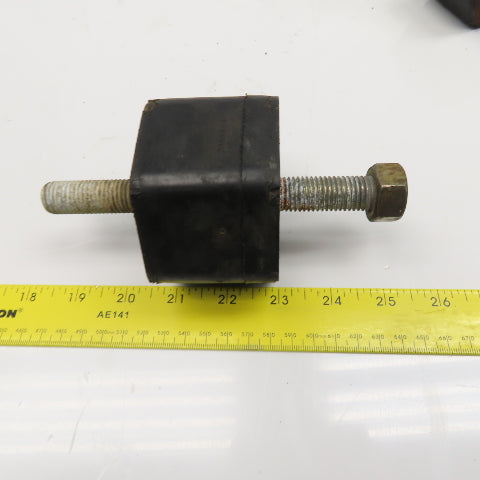 Lord J-22000 3-1/4" Hexagonal Rubber Stud Mount Vibration Isolator 5/8-11 Lot/3
