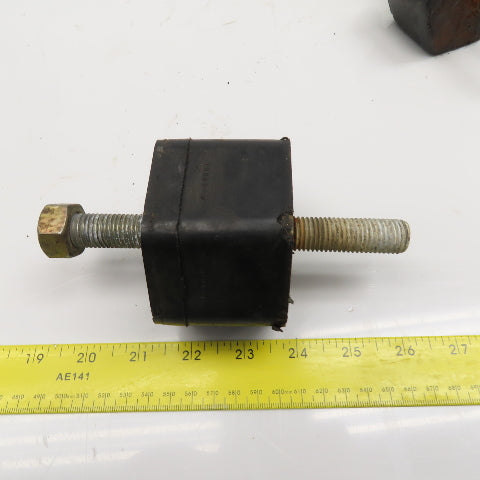 Lord J-22000 3-1/4" Hexagonal Rubber Stud Mount Vibration Isolator 5/8-11 Lot/3