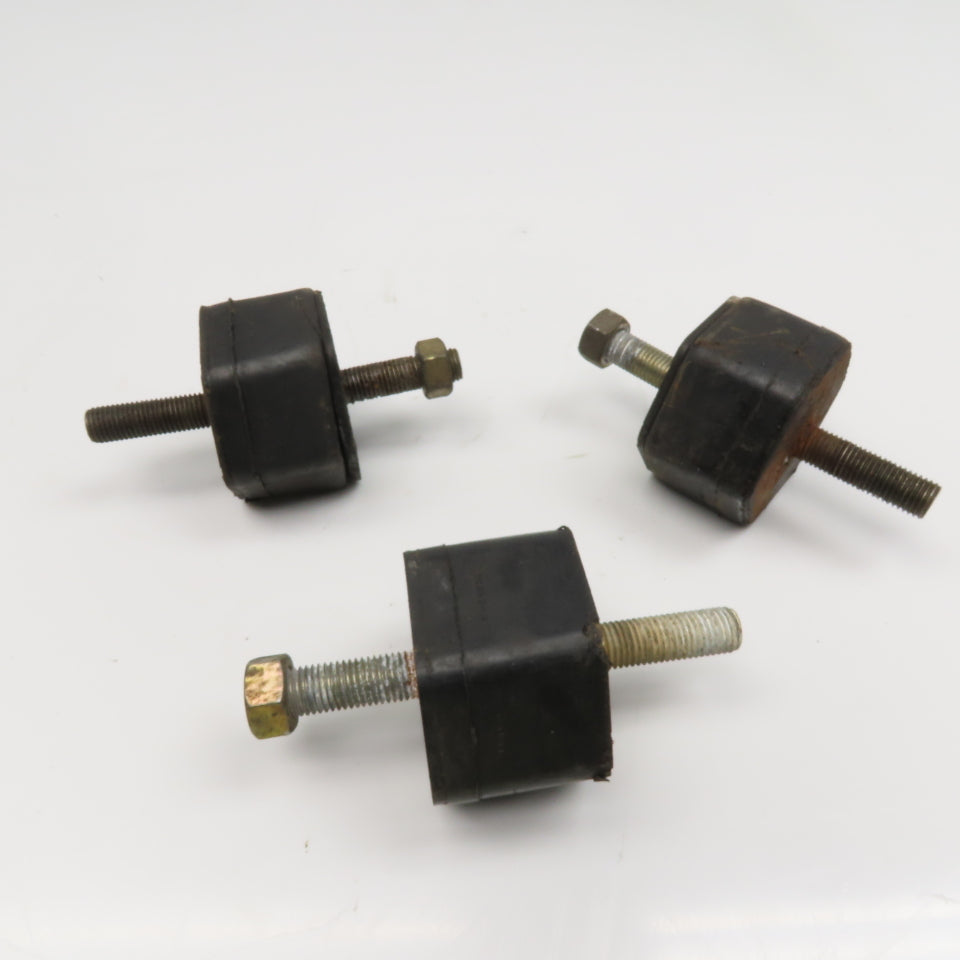 Lord J-22000 3-1/4" Hexagonal Rubber Stud Mount Vibration Isolator 5/8-11 Lot/3