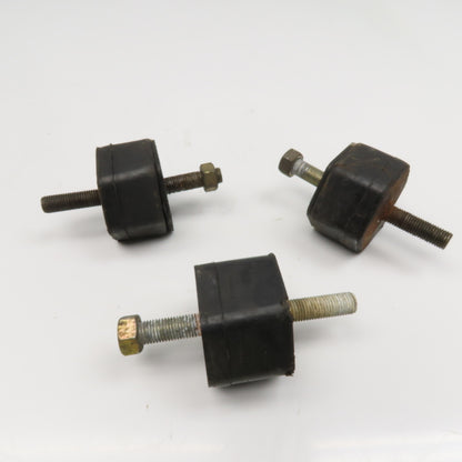 Lord J-22000 3-1/4" Hexagonal Rubber Stud Mount Vibration Isolator 5/8-11 Lot/3