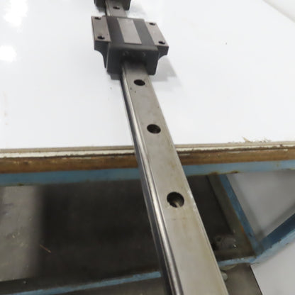THK HSR35 92-3/8" Long Linear Rail W/2 Bearing Blocks