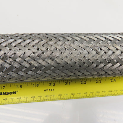 2" (-32) Stainless Steel Braided Hydraulic Hose 2" Swivel Female 46" OAL