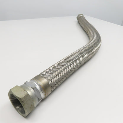 2" (-32) Stainless Steel Braided Hydraulic Hose 2" Swivel Female 46" OAL