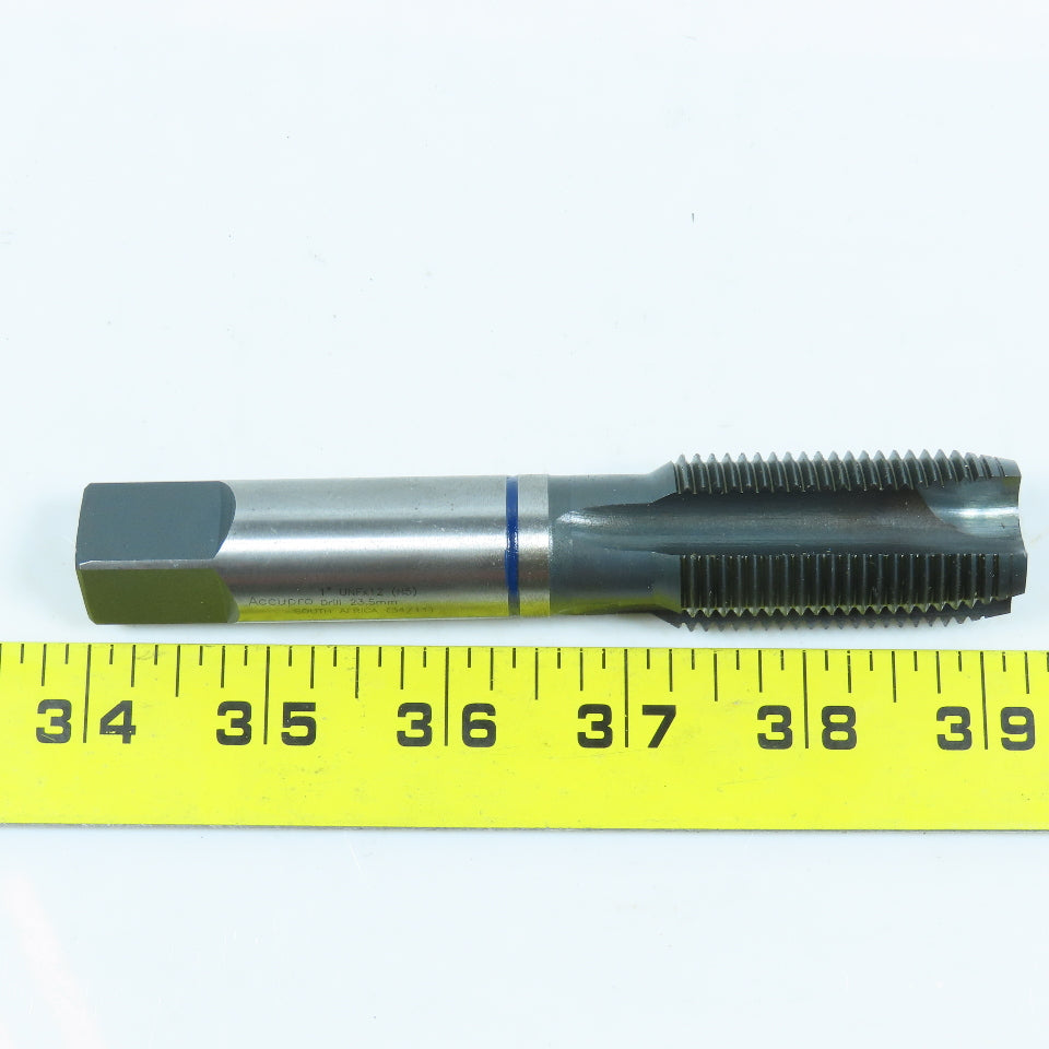 Accupro 09224858 3/4"-10 UNF Plug Tap Straight 4 Flute Blue Band Stainless Steel