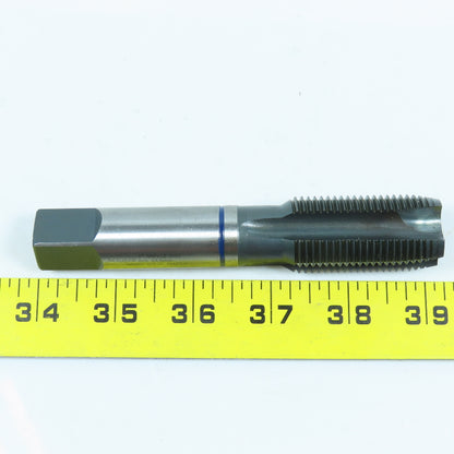 Accupro 09224858 3/4"-10 UNF Plug Tap Straight 4 Flute Blue Band Stainless Steel