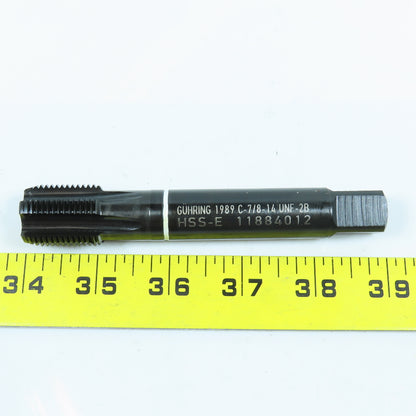 Guhring 7/8"-14 UNF Bottoming Tap Straight 5 Flute HSS-E