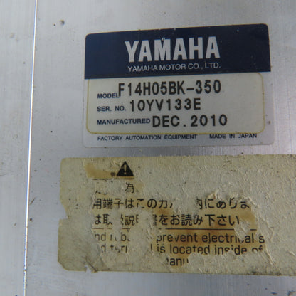 Yamaha F14H05BK-350 Single Axis Linear Actuator 350mm Stroke 24VDC
