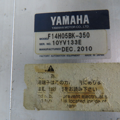Yamaha F14H05BK-350 Single Axis Linear Actuator 350mm Stroke 24VDC