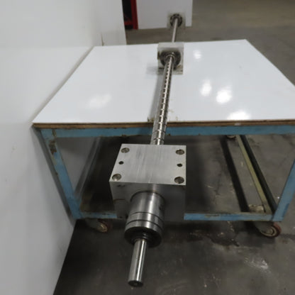 Cincinnati 40mm  Laser Cutter Ball Screw Assembly From a Model 2000C 85" OAL