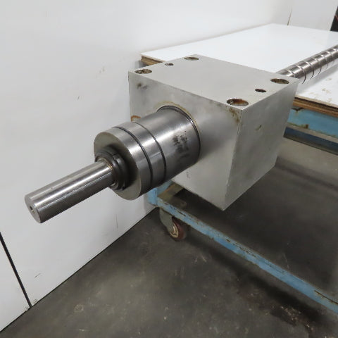 Cincinnati 40mm  Laser Cutter Ball Screw Assembly From a Model 2000C 85" OAL