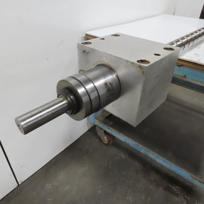 Cincinnati 40mm  Laser Cutter Ball Screw Assembly From a Model 2000C 85" OAL