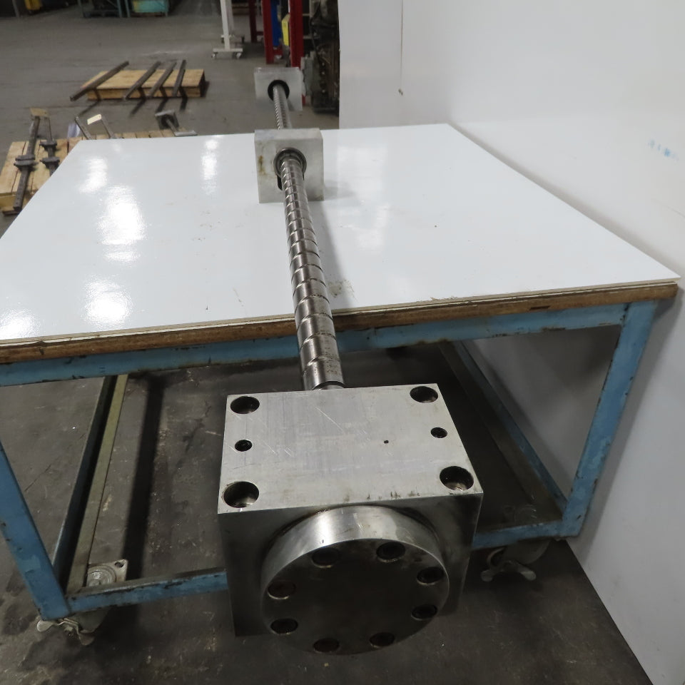 Cincinnati 40mm  Laser Cutter Ball Screw Assembly From a Model 2000C 85" OAL