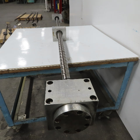 Cincinnati 40mm  Laser Cutter Ball Screw Assembly From a Model 2000C 85" OAL