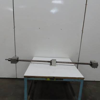 Cincinnati 40mm  Laser Cutter Ball Screw Assembly From a Model 2000C 85" OAL
