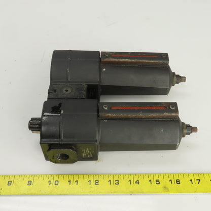 Excelon L74M-3AP-QDN Pneumatic Lubricator & F74G-4AN-AD3 Filter Assembly 250 PSI