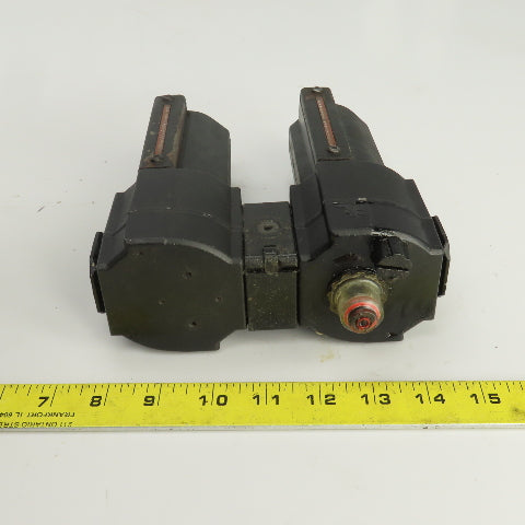 Excelon L74M-3AP-QDN Pneumatic Lubricator & F74G-4AN-AD3 Filter Assembly 250 PSI