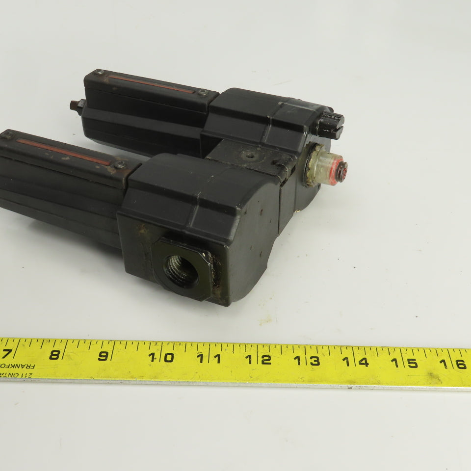 Excelon L74M-3AP-QDN Pneumatic Lubricator & F74G-4AN-AD3 Filter Assembly 250 PSI
