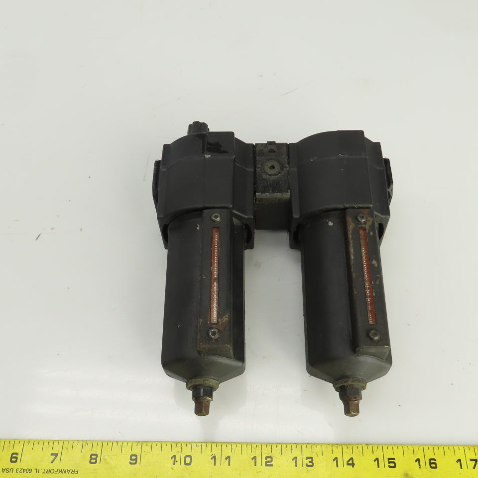 Excelon L74M-3AP-QDN Pneumatic Lubricator & F74G-4AN-AD3 Filter Assembly 250 PSI