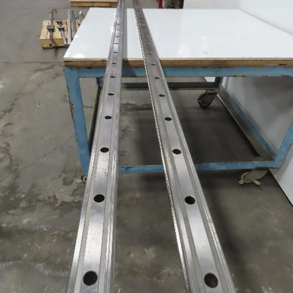 Linear Bearing Profile Rails 96-3/4" x 45mm Wide  x 38mm Tall Lot/2