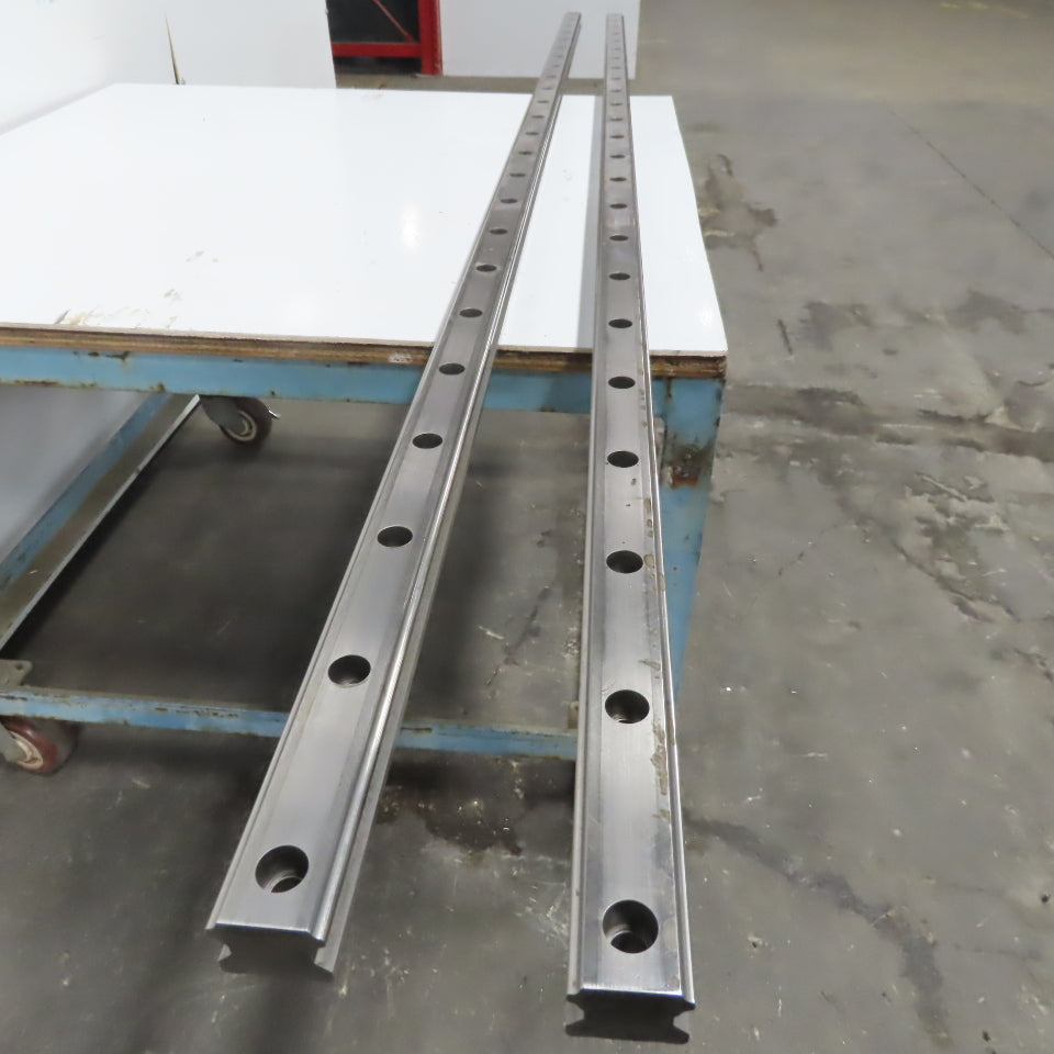 Linear Bearing Profile Rails 96-3/4" x 45mm Wide  x 38mm Tall Lot/2