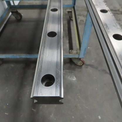 Linear Bearing Profile Rails 96-3/4" x 45mm Wide  x 38mm Tall Lot/2
