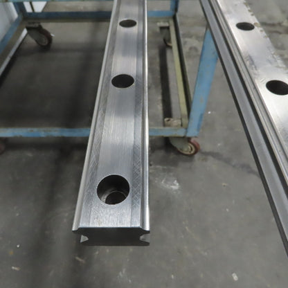 Linear Bearing Profile Rails 96-3/4" x 45mm Wide  x 38mm Tall Lot/2