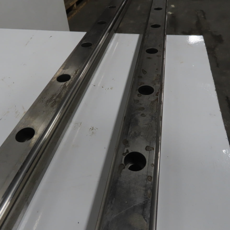 Linear Bearing Profile Rails 96-3/4" x 45mm Wide  x 38mm Tall Lot/2
