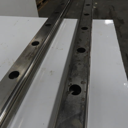 Linear Bearing Profile Rails 96-3/4" x 45mm Wide  x 38mm Tall Lot/2