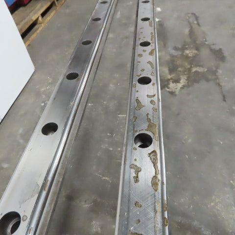 Linear Bearing Profile Rails 96-3/4" x 45mm Wide  x 38mm Tall Lot/2