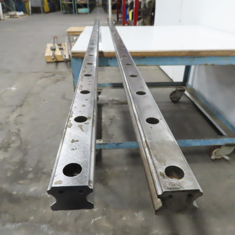 Linear Bearing Profile Rails 96-3/4" x 45mm Wide  x 38mm Tall Lot/2