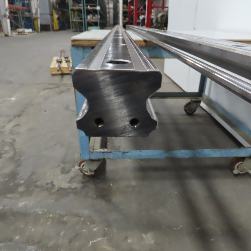 Linear Bearing Profile Rails 96-3/4" x 45mm Wide  x 38mm Tall Lot/2